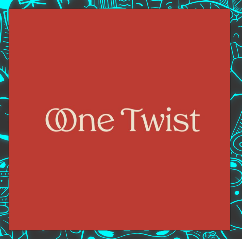 One twist scrunchies